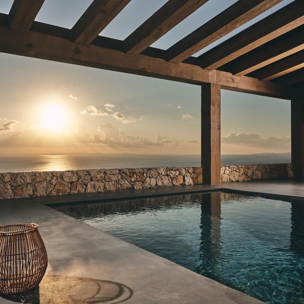 Ferienhaus zakynthos Luxusvilla mieten griechenland privater pool meerblick sandstrand finest greek villas naira east