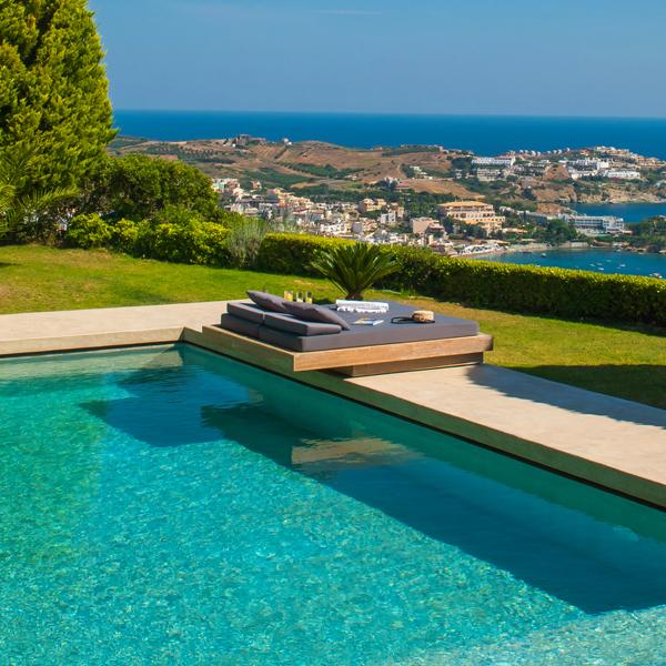 Ferienhaus kreta Luxusvilla mieten griechenland privater pool meerblick sandstrand finest greek villas coco mare